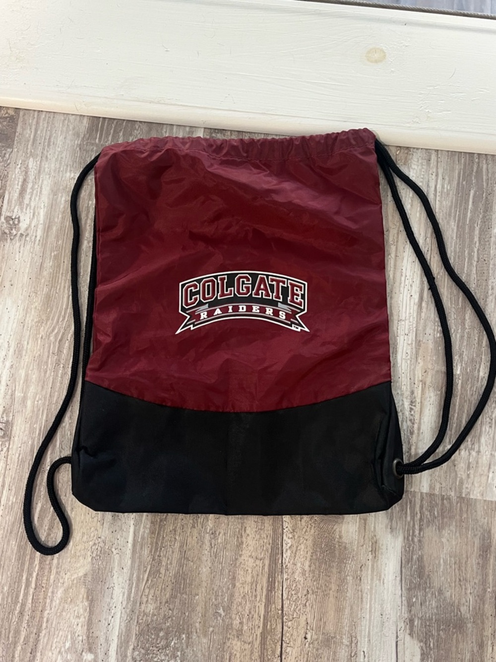 Colgate Drawstring Bag